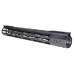 AR-15 Super Light M-LOK Series Free Float Handguards with Partial Top Rail, 15"