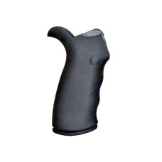 AR-15 Rubberized Coated Rear Pistol Grip-black/beavertail