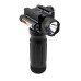 Tactical LED Aluminum Front Grip Flashlight & Red Laser Sight Combo