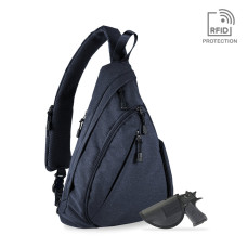 Peyton Sling Shoulder Concealed Carry Backpack Navy