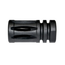 Bird Cage Style, 1/2x28 Muzzle Brake, Black Steel